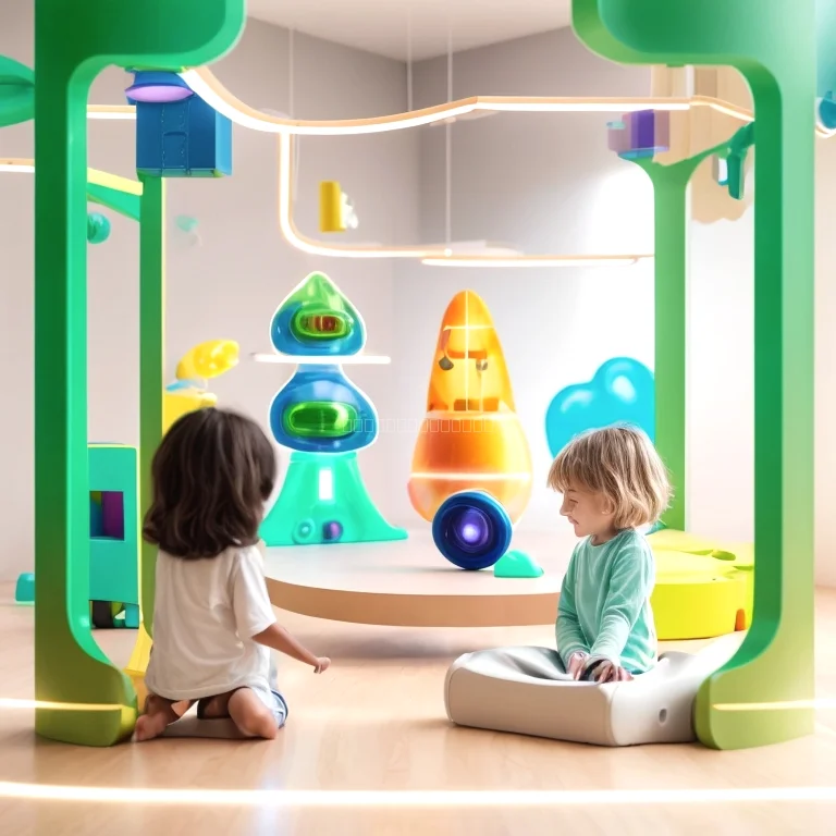 Eltern beobachten Entwicklung am Tablet